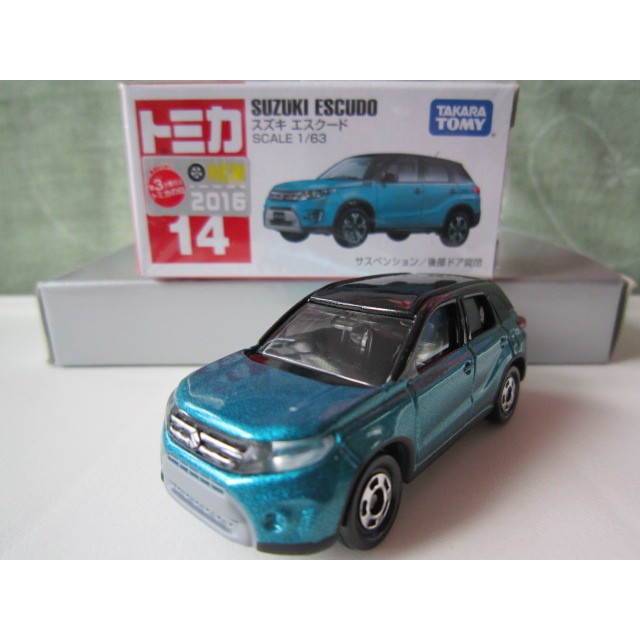 7-11全家199運費半價TOMY 14 tomica 14 SUZUKI No.14號 鈴木休旅車 新車貼