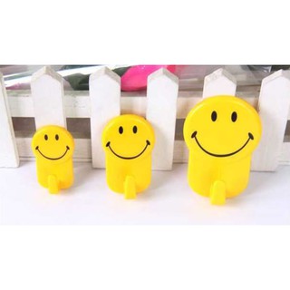 💗現貨💗微笑掛勾(3入) 笑臉掛勾 無痕圓形勾 小掛勾 衛生間 黏貼式 置物架 廚房 沾黏式 免打孔 收納盒