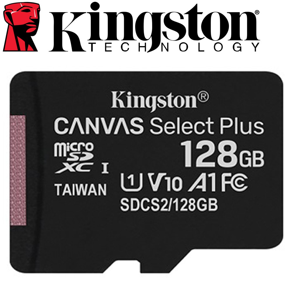 Kingston 金士頓 128GB microSDXC TF UHS-I U1 C10 記憶卡 SDCS2/128G