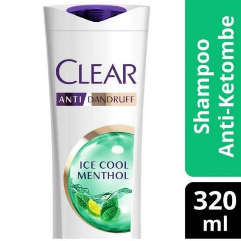 洗髮精 Shampoo Clear Women 320 ML ICE COOL Menthol Hijau