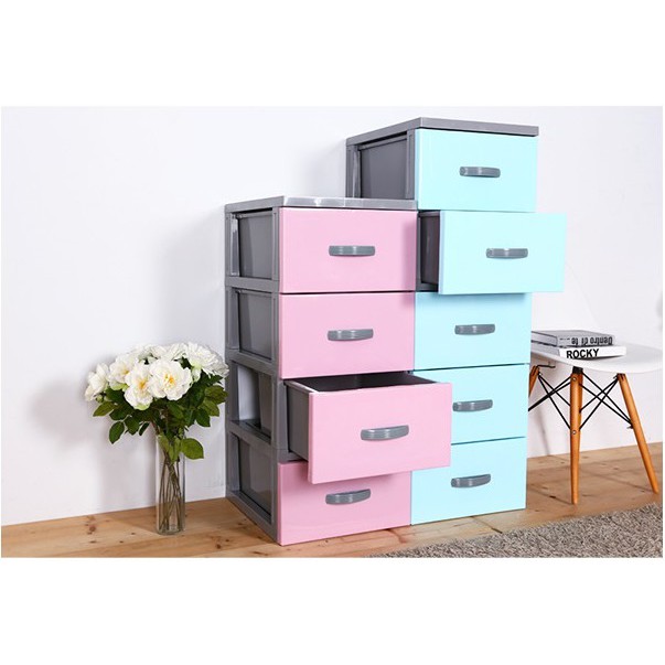 免運 MR.BOX 泡泡糖-四層玩具衣物收納櫃，兩色可選；收納箱/整理箱/收納袋/收納盒/衣櫥/鞋櫃/衣櫃