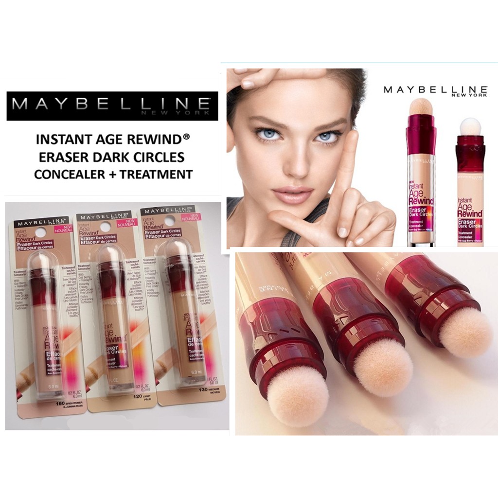 ✈全新 Maybelline 黑眼圈擦擦筆 Eraser Dark Circles Concealer 媚比琳遮瑕膏