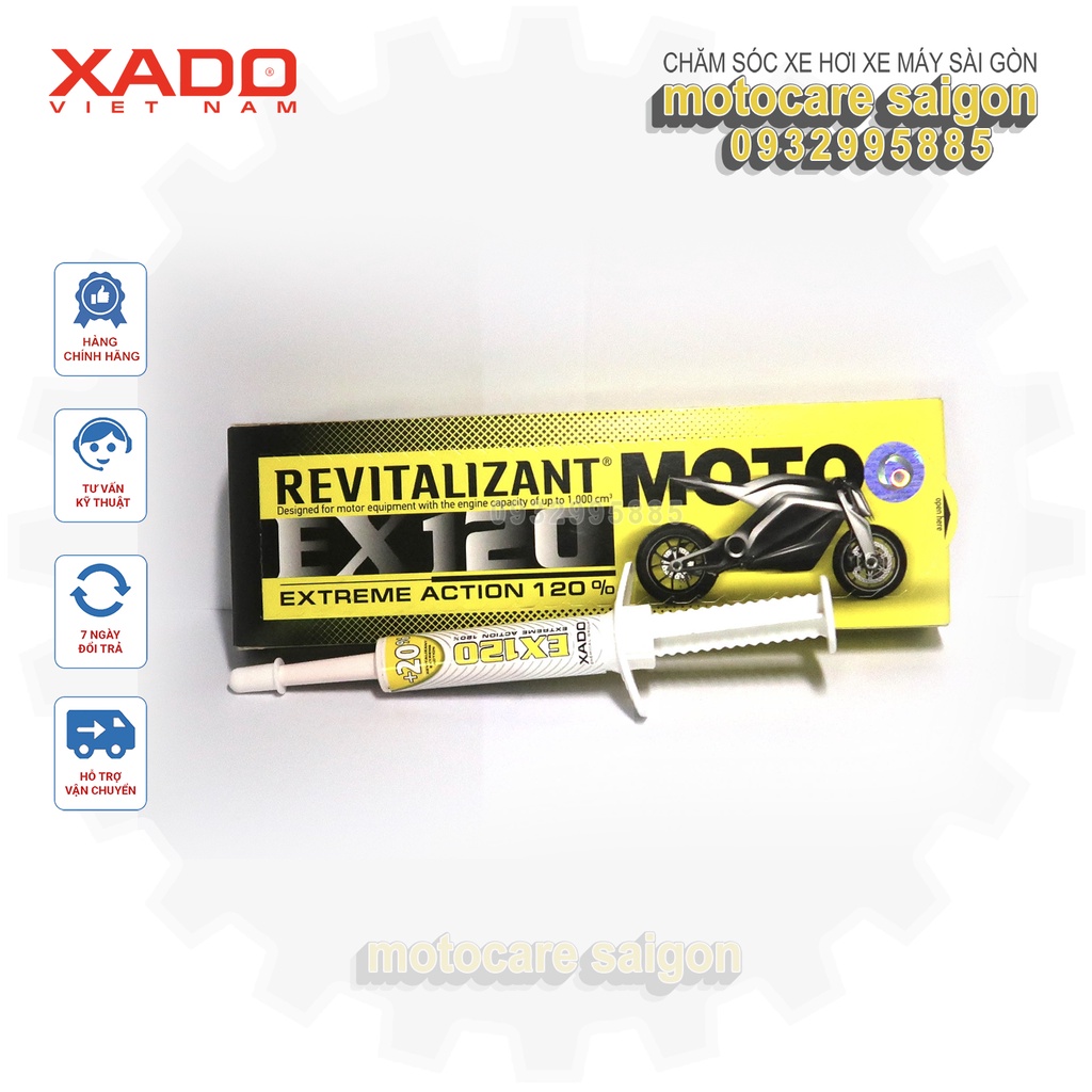 Xado EX120 Revitalizant for Moto - 摩托車發動機修復劑 - 歐洲進口