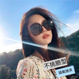 偏光墨鏡 偏光太陽眼鏡 偏光 復古大框墨鏡 墨鏡 太陽眼鏡 漸層透明細框墨鏡 抗UV400 檢驗合格 歐美漸層大方框墨鏡