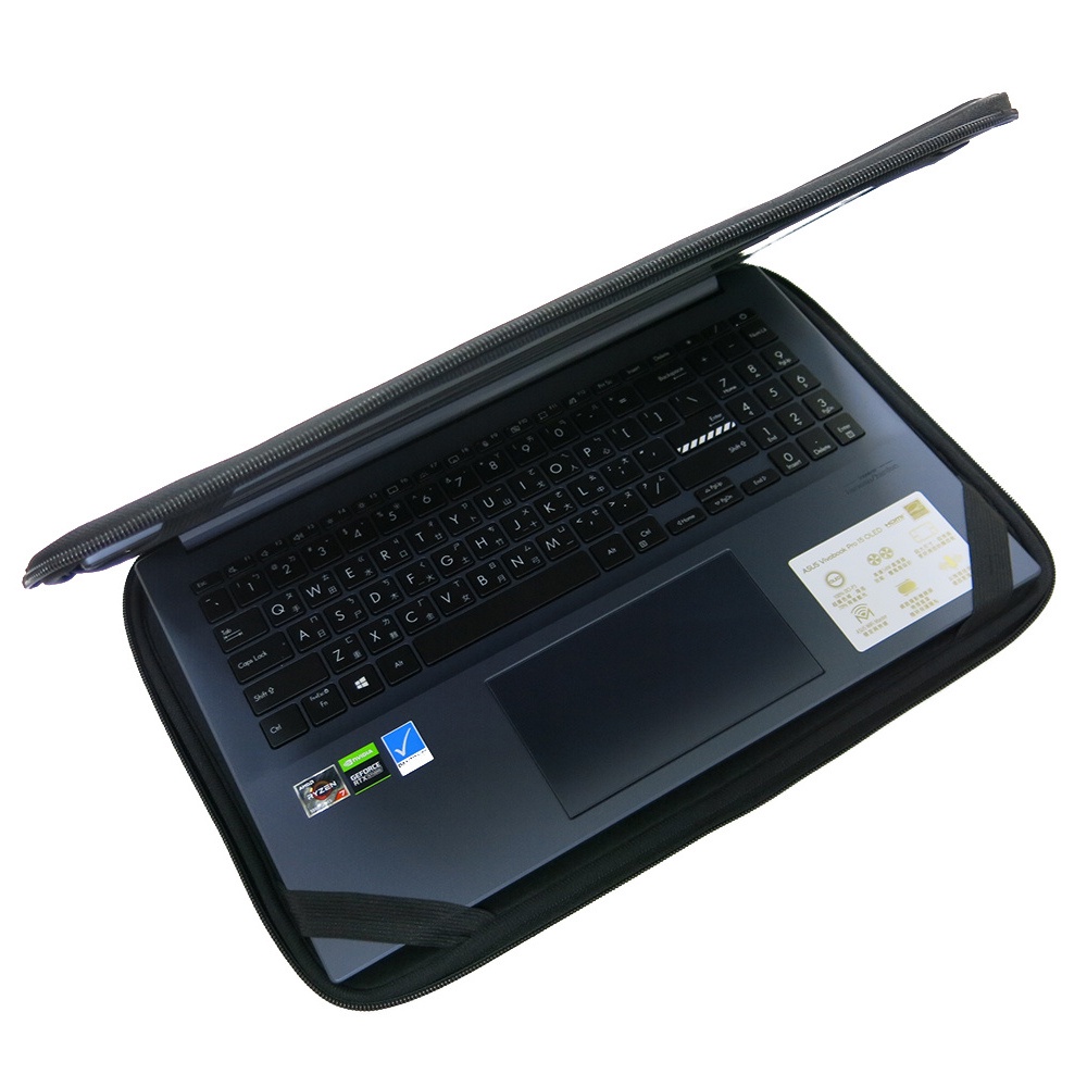 【Ezstick】ASUS VivoBook Pro 15 K6500 三合一超值防震包組 筆電包組(15-SS)