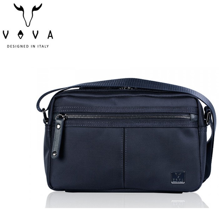 VOVA 天際系列橫式單層斜背包/側背包 VA117S07BL 天際藍