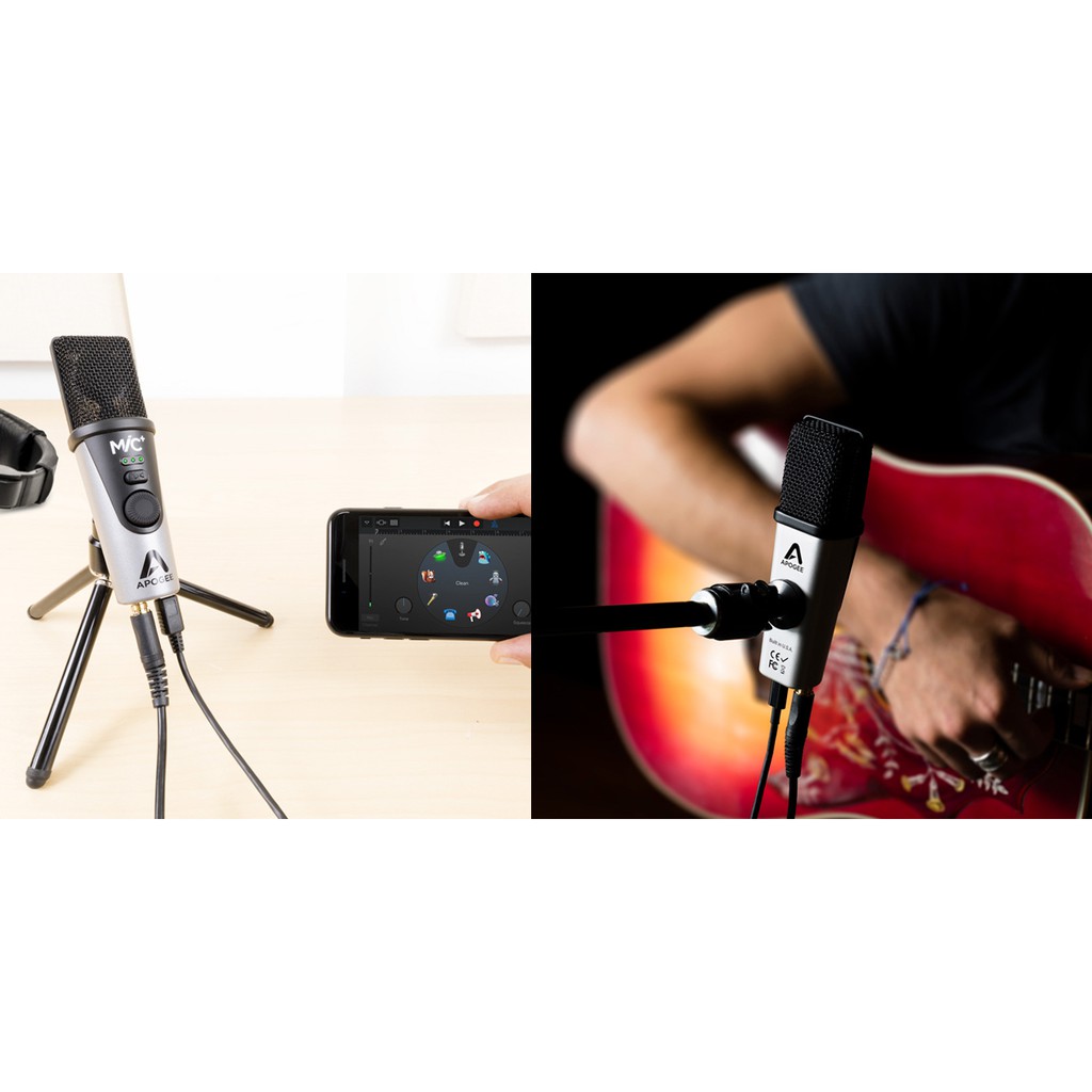 【搖滾玩家樂器】全新 公司貨 Apogee Mic Plus USB 電容式 麥克風 IPHOME IPAD 可用