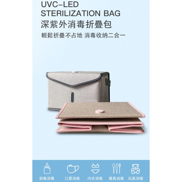 消毒包-折疊式消毒袋-紫外線殺菌-消毒箱-收納包