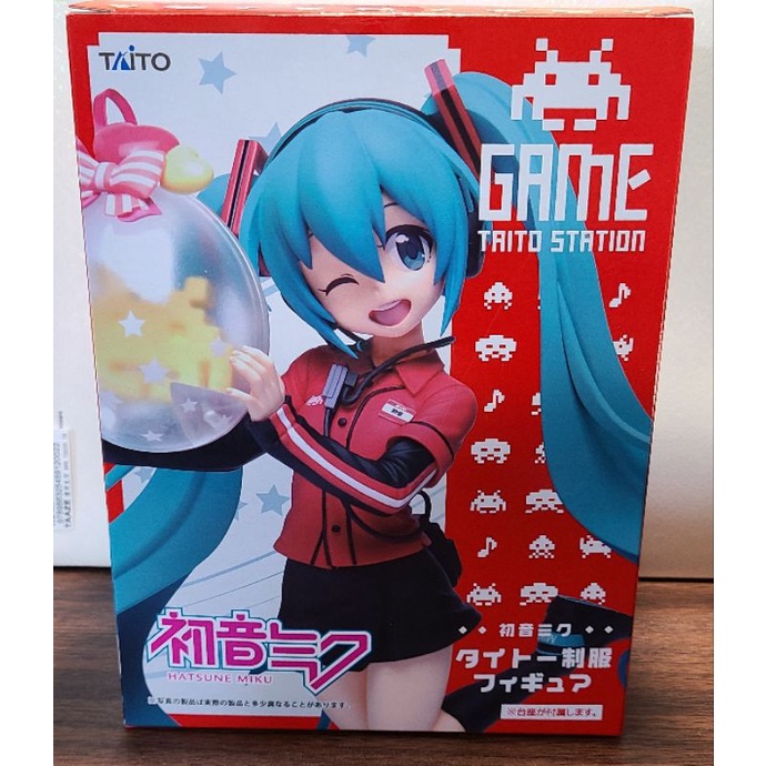 正版 初音未來遊戲服裝公仔