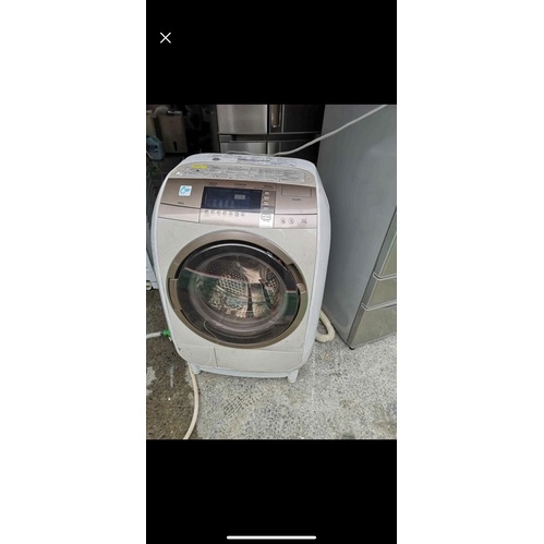 二手中古洗衣機，日立12公斤變頻滾筒洗脫烘洗衣機，型號：SF-BD2900W保固三個月