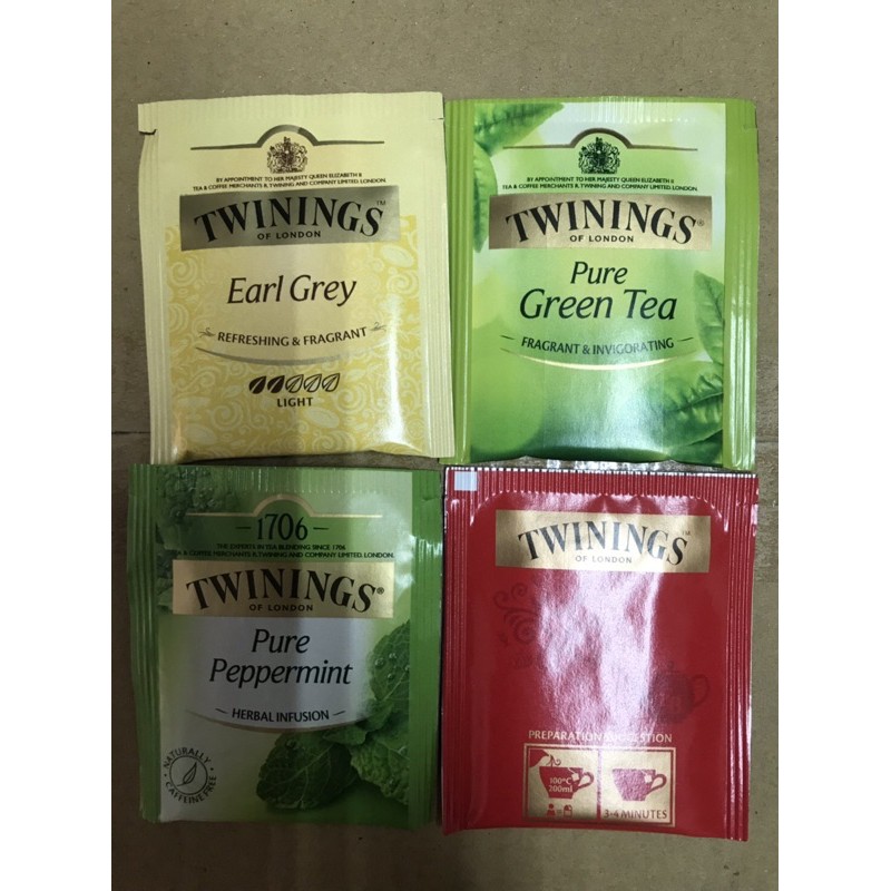 唐寧Twinings唐寧茶 1入單包裝~皇家伯爵茶~英倫早餐茶～綠茶～薄荷茶