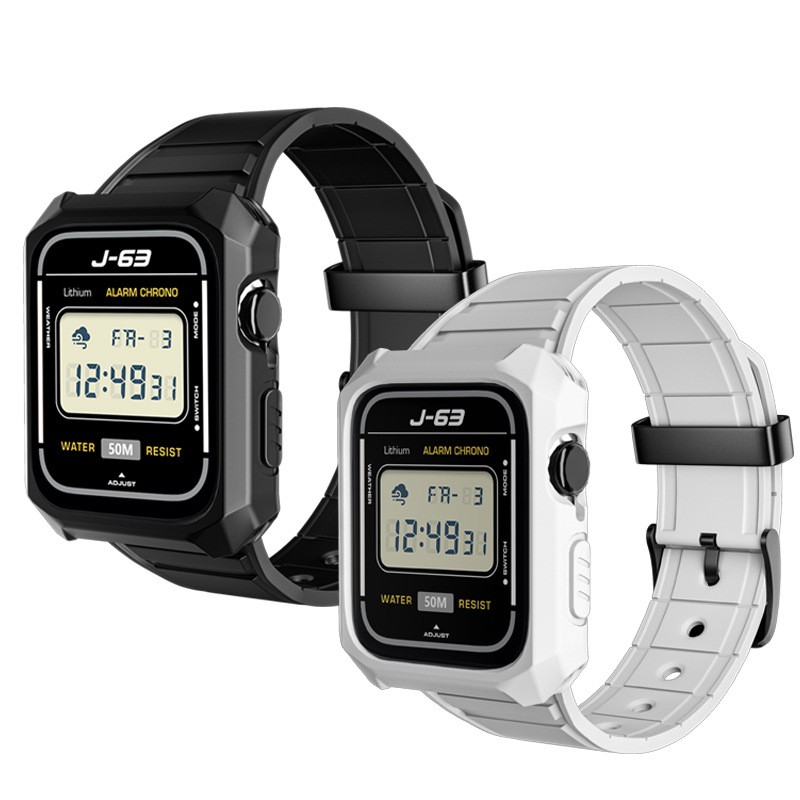 Apple Watch 蘋果手錶一體式錶帶 1 2 3 4 5 SE 6 代 38/40/42/44 mm 錶帶