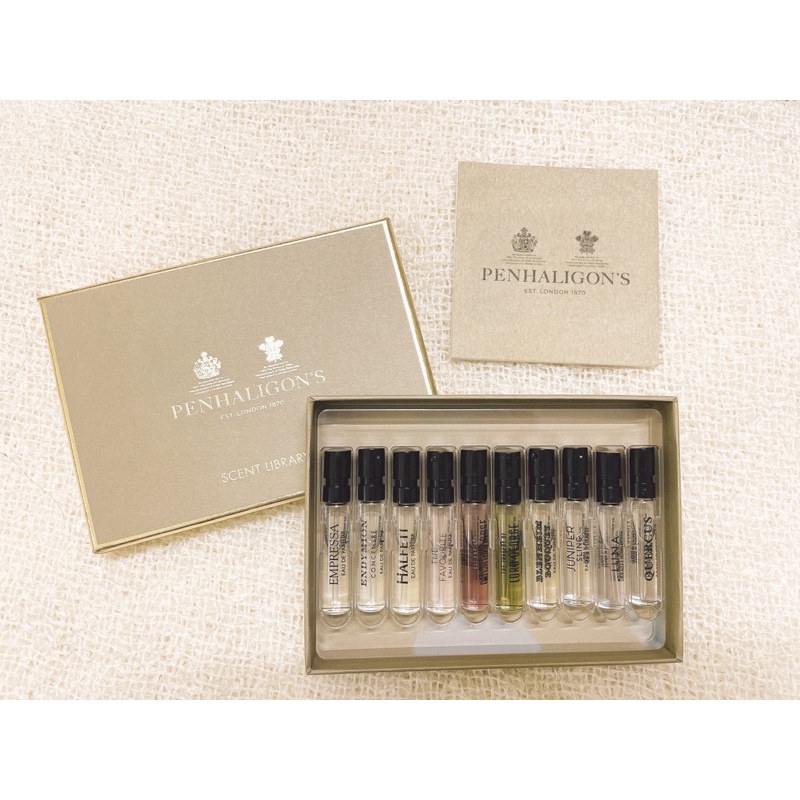 《PenHaligon's》潘海利根 香氛圖書館系列 單獨拆售 全新 2ml 小香水 針管香水/絲巾/紙袋/提袋