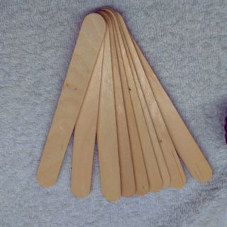 DIY壓舌板冰棒棍保母考試刮平奶粉用、放在奶粉罐邊小圓桶內牛奶咖啡攪拌棒熱蠟除毛專用木棒