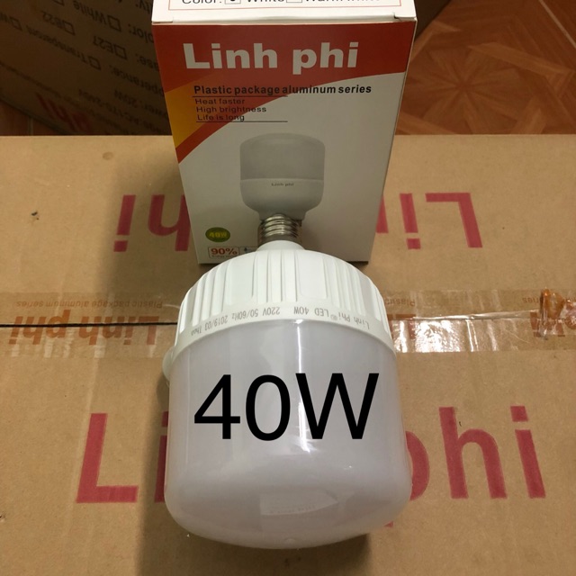 Led 燈泡 40W / Linh Phi Vortex 燈座 e27 超亮 - 超耐用。
