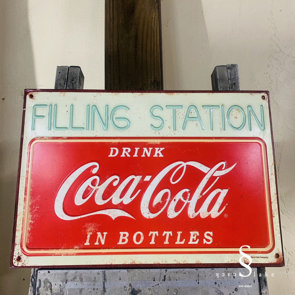 鐵皮畫 鐵牌 壁貼 壁飾 美式居家 工業風 復古coca Cola 可口可樂看板造型美國立體鐵皮畫 蝦皮購物