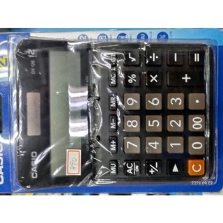 卡西歐雙電源12位數計算機dx-12b