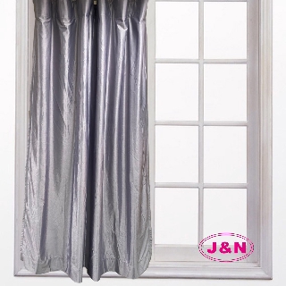 【J&N】莉琪雙層遮光雙層拉摺窗簾紫色(270x230cm)