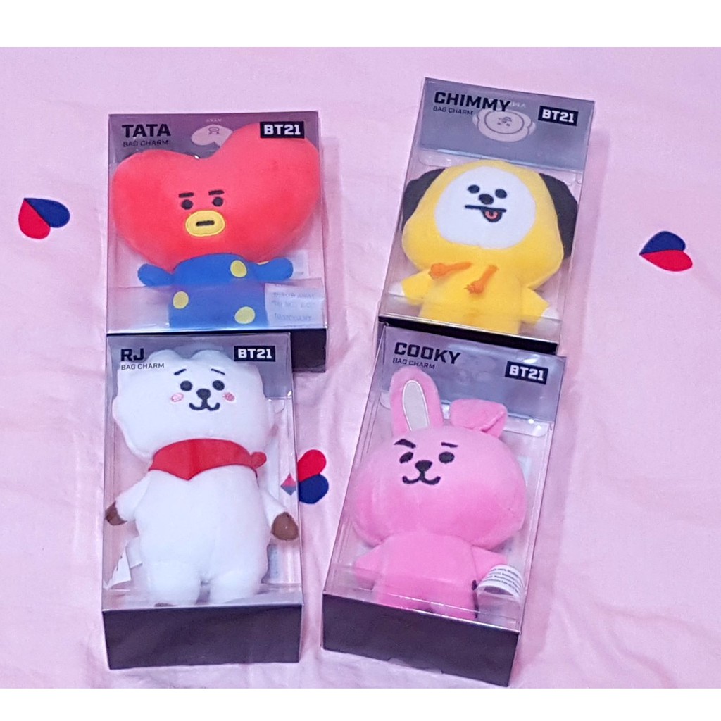 【現貨】BT21 全身吊飾 全身娃娃 TATA Chimmy Cooky RJ 吊飾 絨毛娃娃 Linefriends