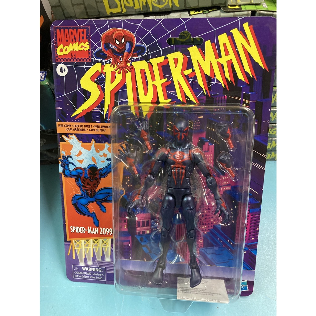 全新現貨 Marvel Legends 漫威 經典復古吊卡 蜘蛛人 Spider-man 2099 異色版 6吋