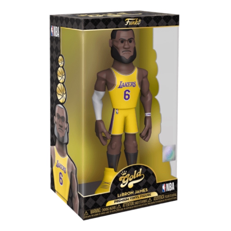 FUNKO GOLD POP 12吋 NBA LEBRON JAMES 勒布朗 詹姆士 LBJ 湖人 LAKERS 公仔