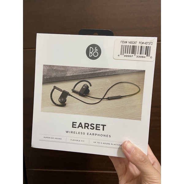 全新丹麥🇩🇰B&amp;O Bang &amp; Olufsen Earset 耳掛式藍牙耳機 黑色