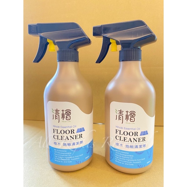 清檜 檜木地板清潔劑 500ml Hinoki Life 家用清潔劑 木地板清潔劑 大理石磁磚清潔劑 塑膠地板清潔劑