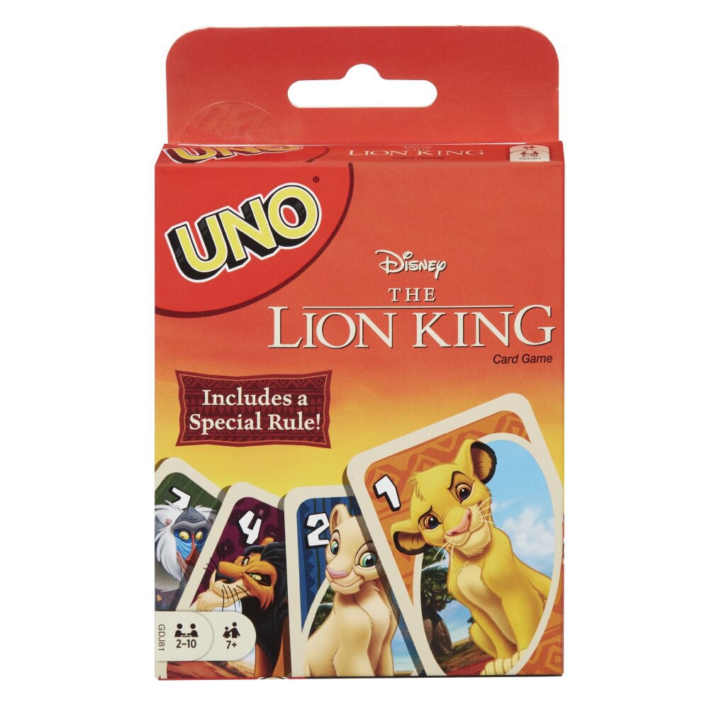 《美泰兒》UNO獅子王 UNO The Lion King 【桌弄正版桌遊】