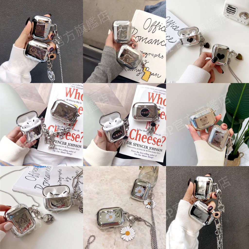 【台灣現貨】高檔電鍍系列AirPods pro3 pro2保護套 4代蘋果耳機套 防摔保護殼 創意男女生 禮物 批發