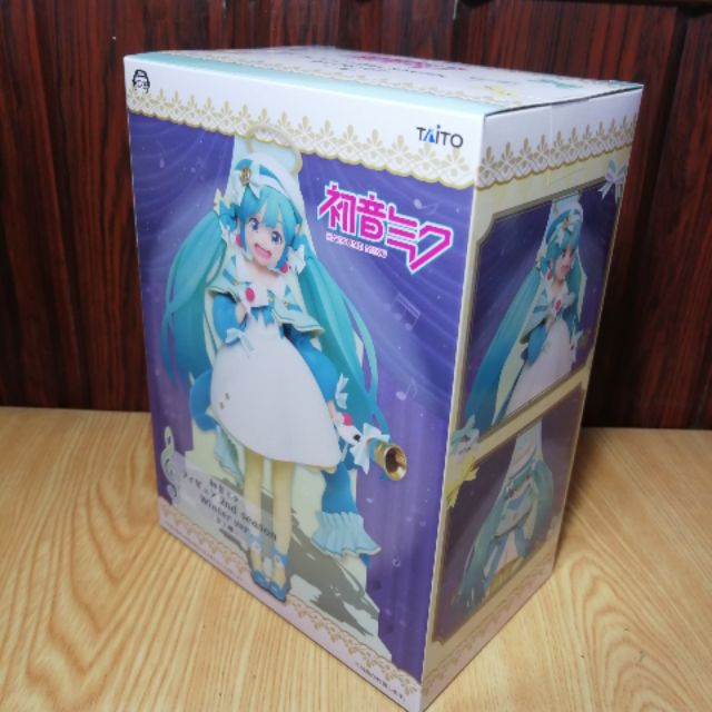 全新 日版 TAITO 景品 初音未來 MIKU 原創 冬服 Ver 2nd 初音 冬天 聖誕節 鈴鐺 公仔 模型