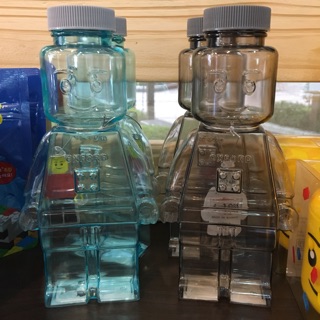 大寶媽 韓國代購樂高造型水瓶 加蓋漱口杯 疊疊杯 Lego 兒童餐具 水瓶 隨身瓶 水杯 便當盒