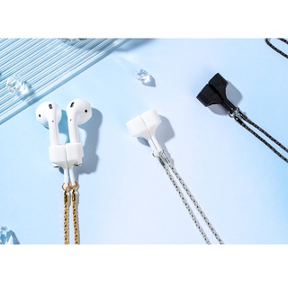 【可客製】AirPods 無線藍牙耳機防丟鍊 AirPodsPro 磁鐵防掉鏈 項鍊 裝飾 運動耳機 通勤 運動防水