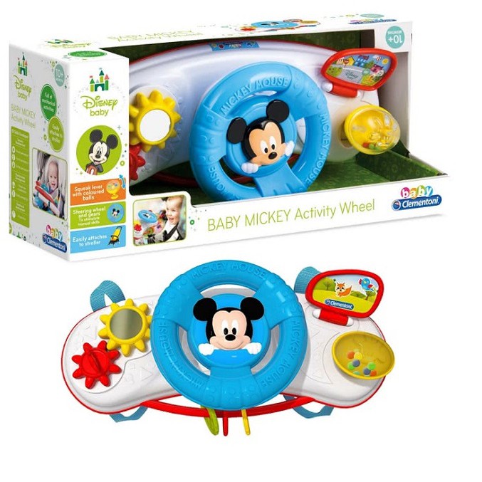 [TC玩具] Disney 迪士尼 米奇 推車吊掛方向盤 嬰幼兒玩具 原價599 特價