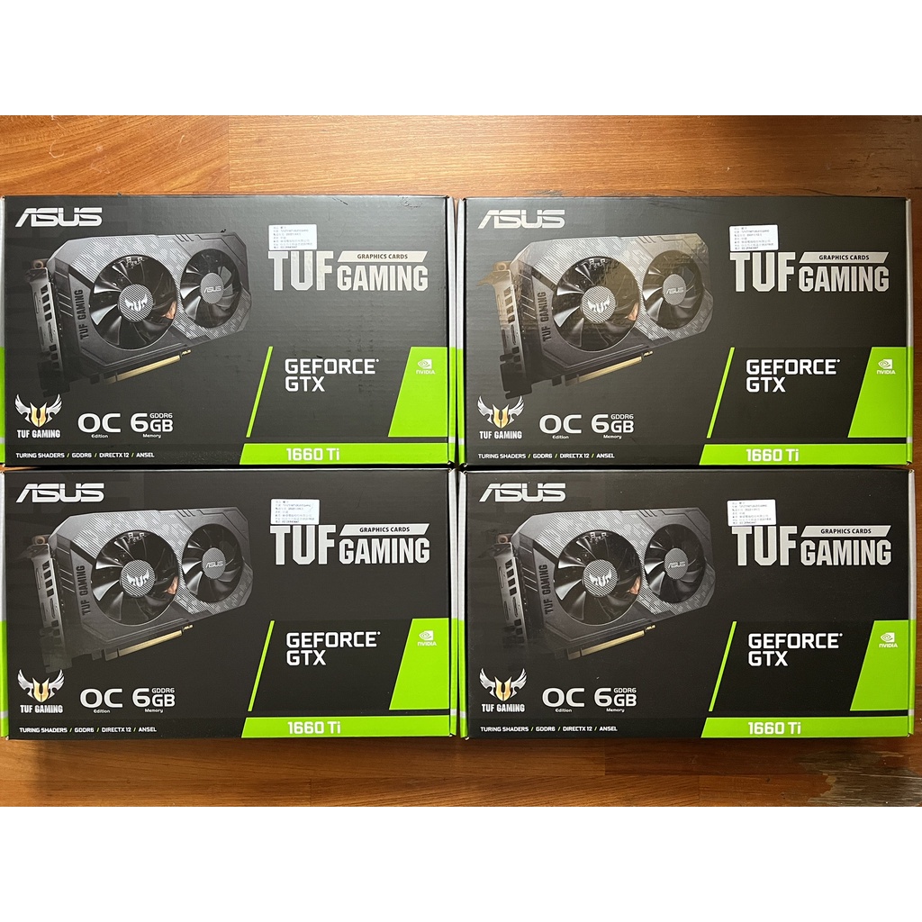 含稅蝦皮代開發票 全新台灣公司貨 華碩 TUF-GTX1660TI-O6G-EVO-GAMING 20.6cm/顯示卡