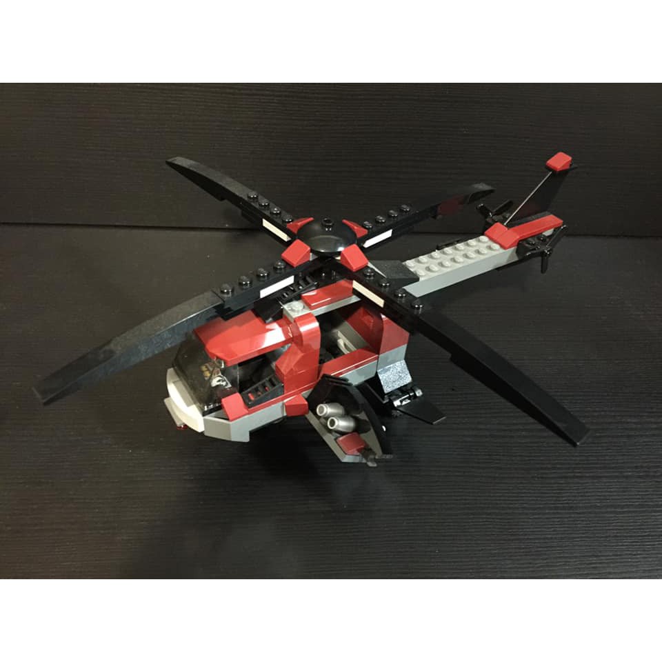 二手 展示品 Lego 樂高 MARVEL 超級英雄 6866 死侍 直升機 拆售載具