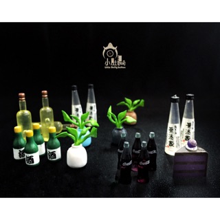 現貨 食玩 袖珍 迷你 盆栽 清酒 香檳 可樂 燒酒 蛋糕 杯子 芭比 娃娃 玩具 娃娃屋 扮家酒 re ment