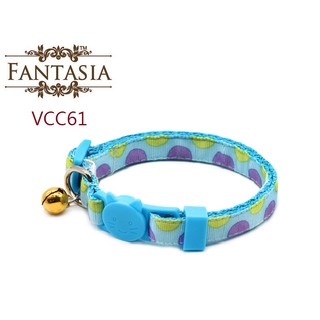 【VCC61】成貓安全項圈(S)半圓 安全插扣 防勒 貓項圈 鈴鐺 范特西亞 Fantasia