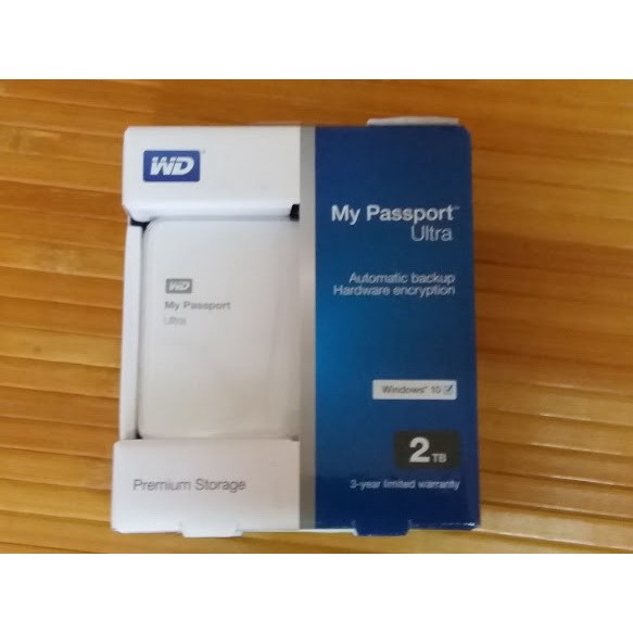 WD My Passport Ultra 2TB USB3.0 2.5吋隨身硬碟 泰國製