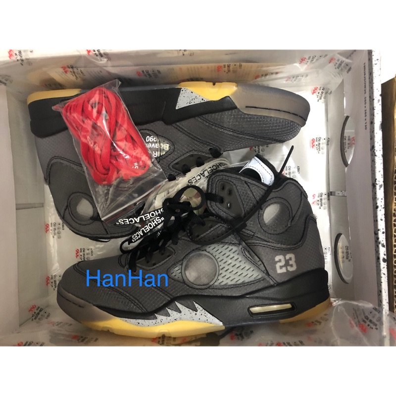 Off-White x Air Jordan 5 黑蟬翼CT8480-001