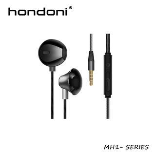 HONDONI MH1 MUSIC HEADSET 降噪金屬重低音耳機入耳式重低音K歌耳機 可通話耳機