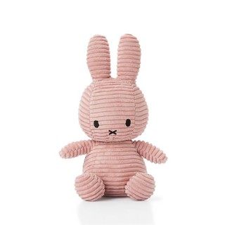 米菲 BON TON Miffy Corduroy 米飛兔絨毛玩偶/ 23cm/粉 誠品eslite