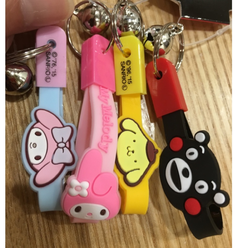 美樂蒂布丁狗熊本熊拉拉熊喬巴三眼怪鈴噹鑰匙圈帶 蝦皮購物