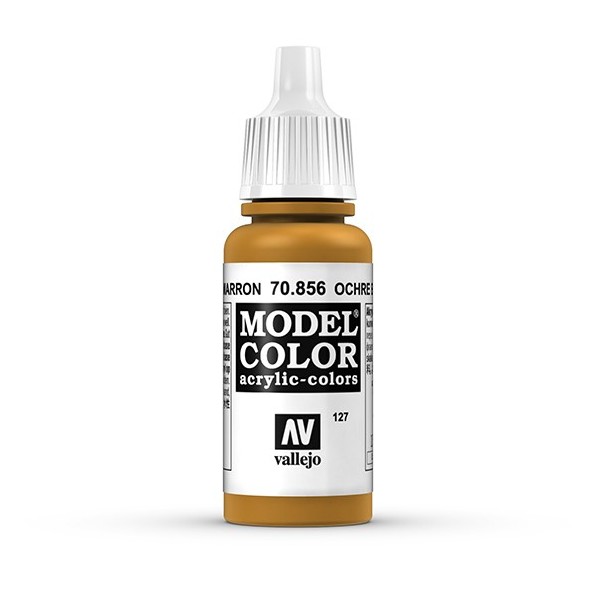 Acrylicos Vallejo AV水漆 模型色彩 Model Color 127 70856 赭褐色 17ml