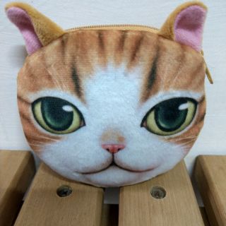 全新現貨 24H內出貨 卡通可愛小貓咪 創意3D印花大頭造型零錢包 小錢包 零錢袋 萬用袋 卡通小包