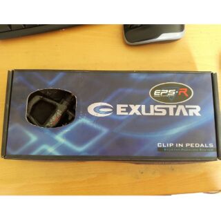 *阿啾工作室*Exustar碳纖維塑鋼卡踏踏板鎖鞋自行車腳踏車公路車