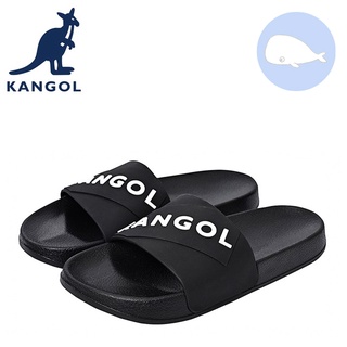 【小鯨魚包包館】KANGOL 英國袋鼠 經典拖鞋 6025220120 黑色 拖鞋 男女款