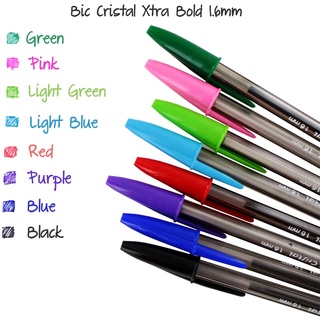 🖊️現貨 🖊️法國 BIC比克超滑順水晶原子筆 BIC cristal BOLD 1.6mm 原子筆 特粗 硬筆書法