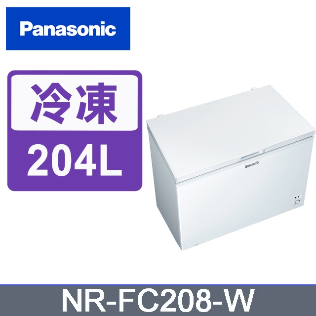 ✿聊聊最便宜✿全台配裝✿全新未拆箱 NR-FC208-W Panasonic 國際牌 204公升 臥式冷凍櫃