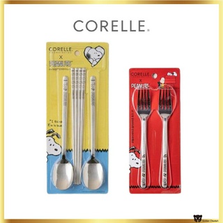 Corelle x Peanuts 餐具勺子筷子套裝和叉子套裝