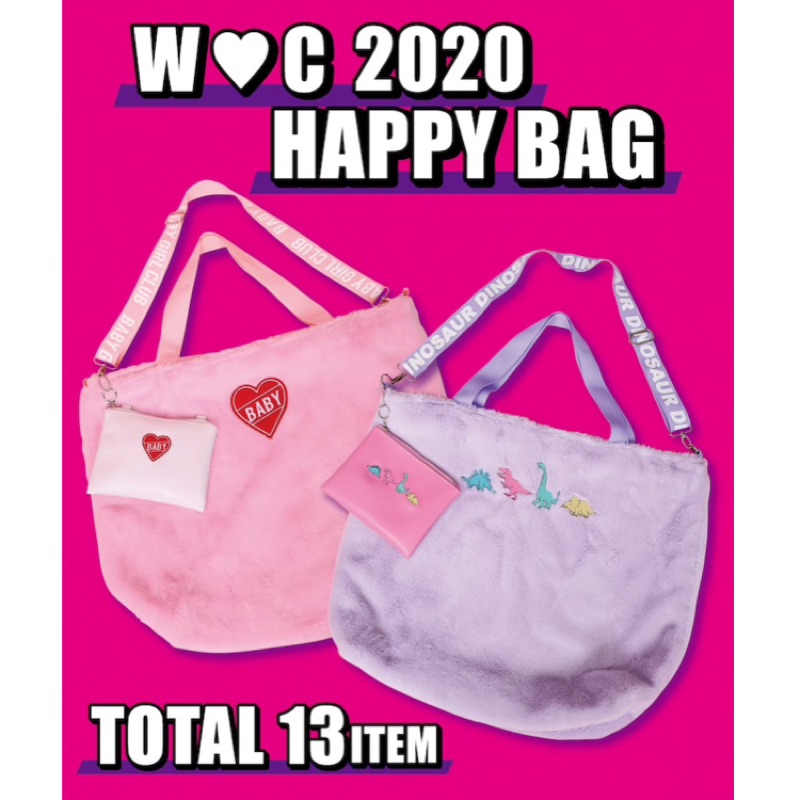 只有一個 W C 福袋happy Bag 粉色愛心款 蝦皮購物